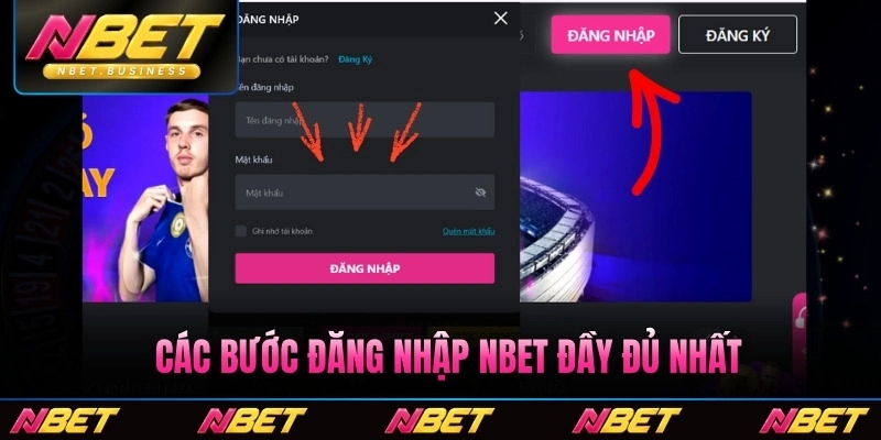 Các bước đăng nhập Nbet đầy đủ nhất